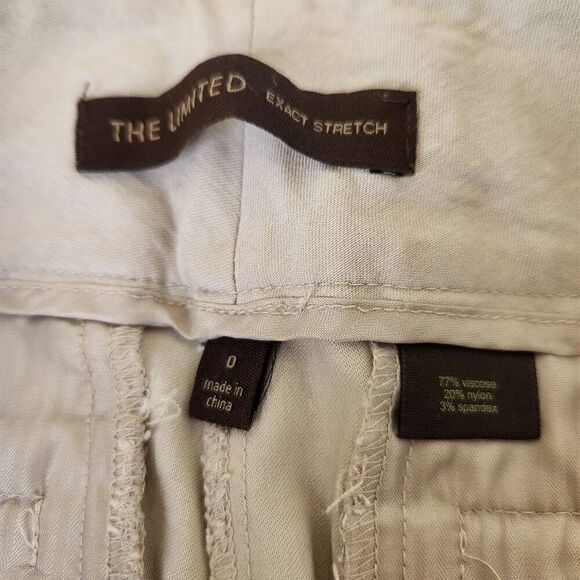 The limited exact stretch women's size 0 tan dress pants - Picture 4 of 7
